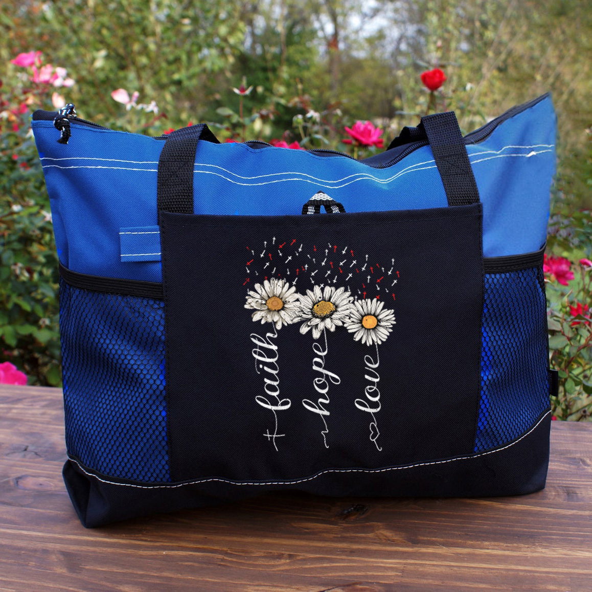 Faith Hope Love Christian Tote Bag