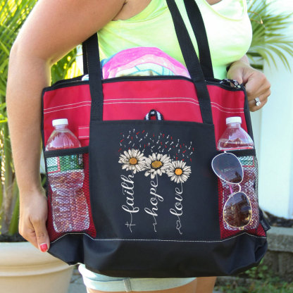 Faith Hope Love Christian Tote Bag