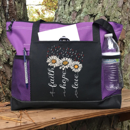 Faith Hope Love Christian Tote Bag