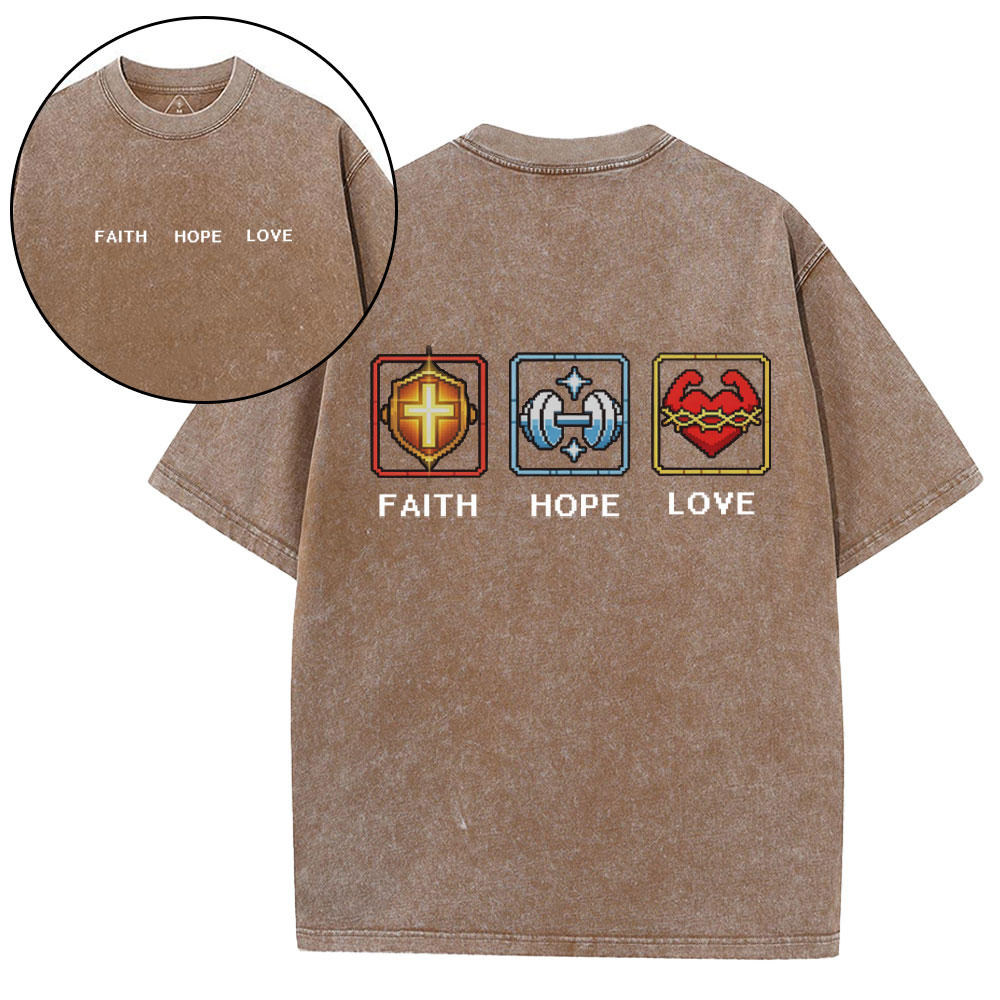 New-Sample Christian Washed T-Shirt双面原件31.95 Sale - GuidingCross