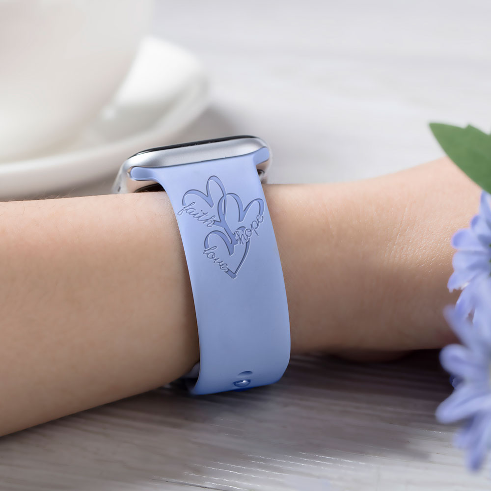 Faith Hope Love Christian Watch Band