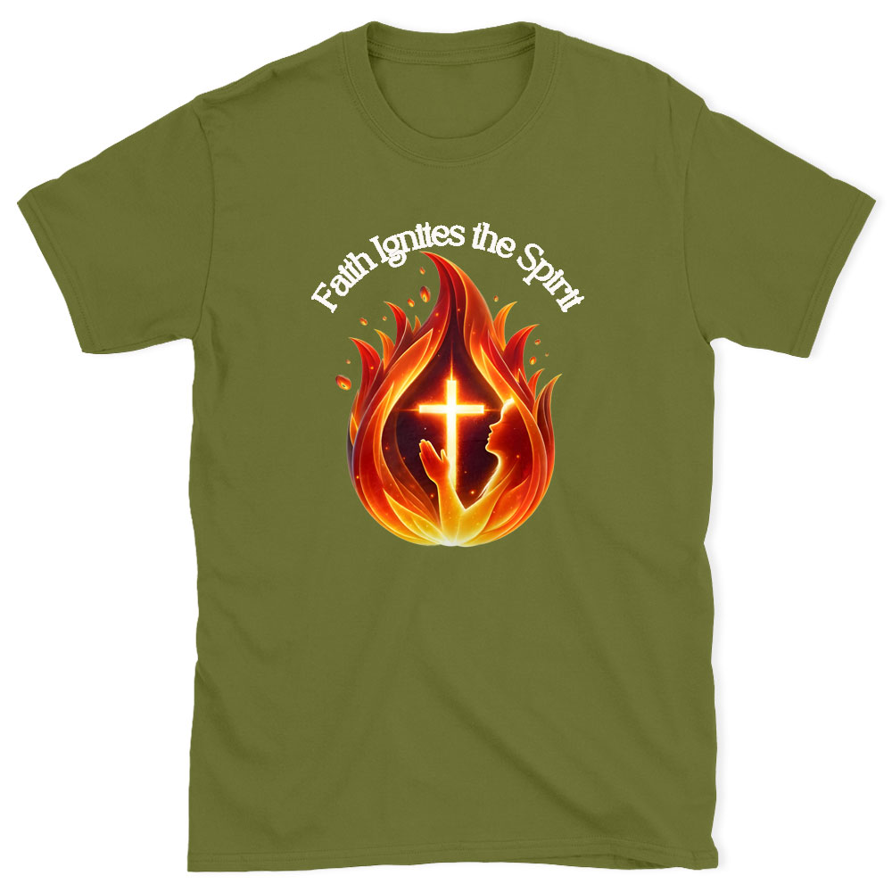 Faith Ignites The Spirit Chirstian T-Shirt