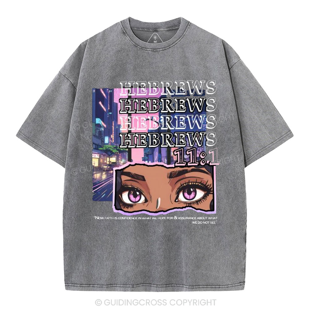 Faith Is Confidence Christian Washed T-Shirt