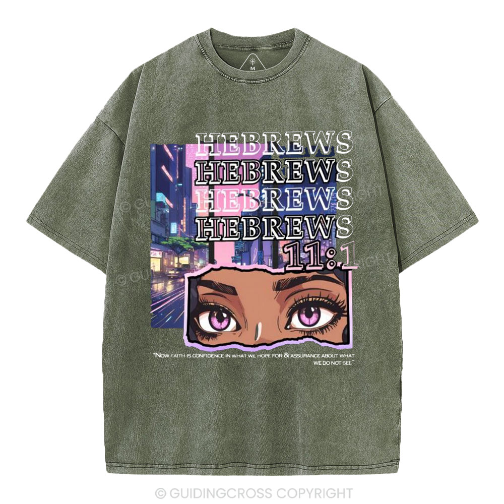 Faith Is Confidence Christian Washed T-Shirt