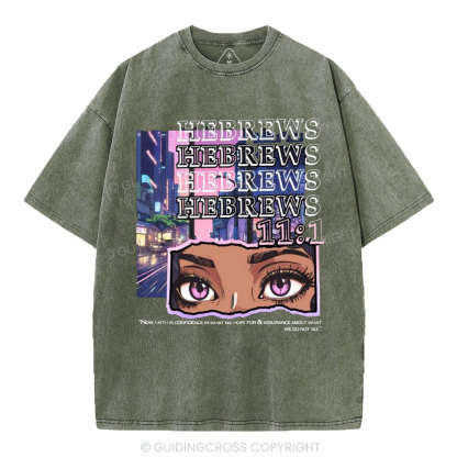 Faith Is Confidence Christian Washed T-Shirt