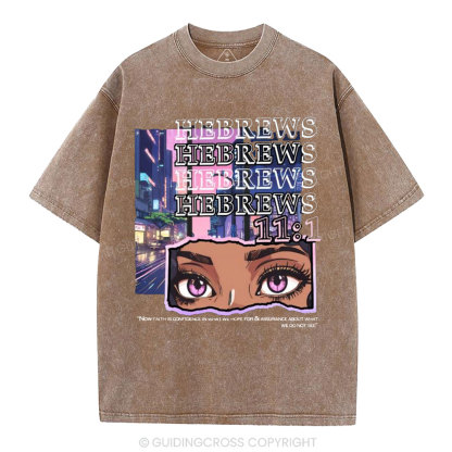 Faith Is Confidence Christian Washed T-Shirt