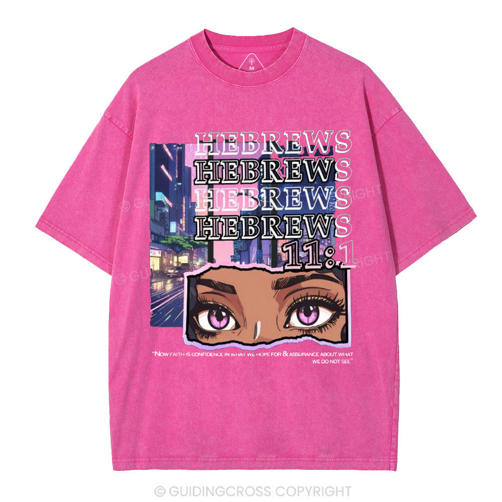 Faith Is Confidence Christian Washed T-Shirt