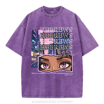 Faith Is Confidence Christian Washed T-Shirt