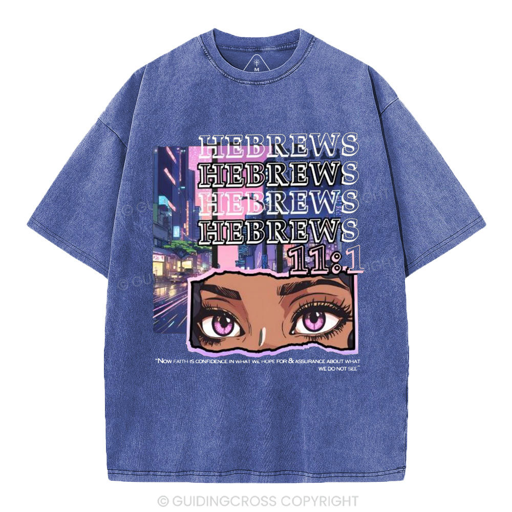 Faith Is Confidence Christian Washed T-Shirt
