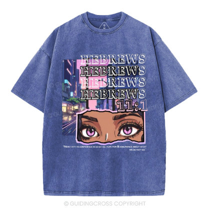 Faith Is Confidence Christian Washed T-Shirt