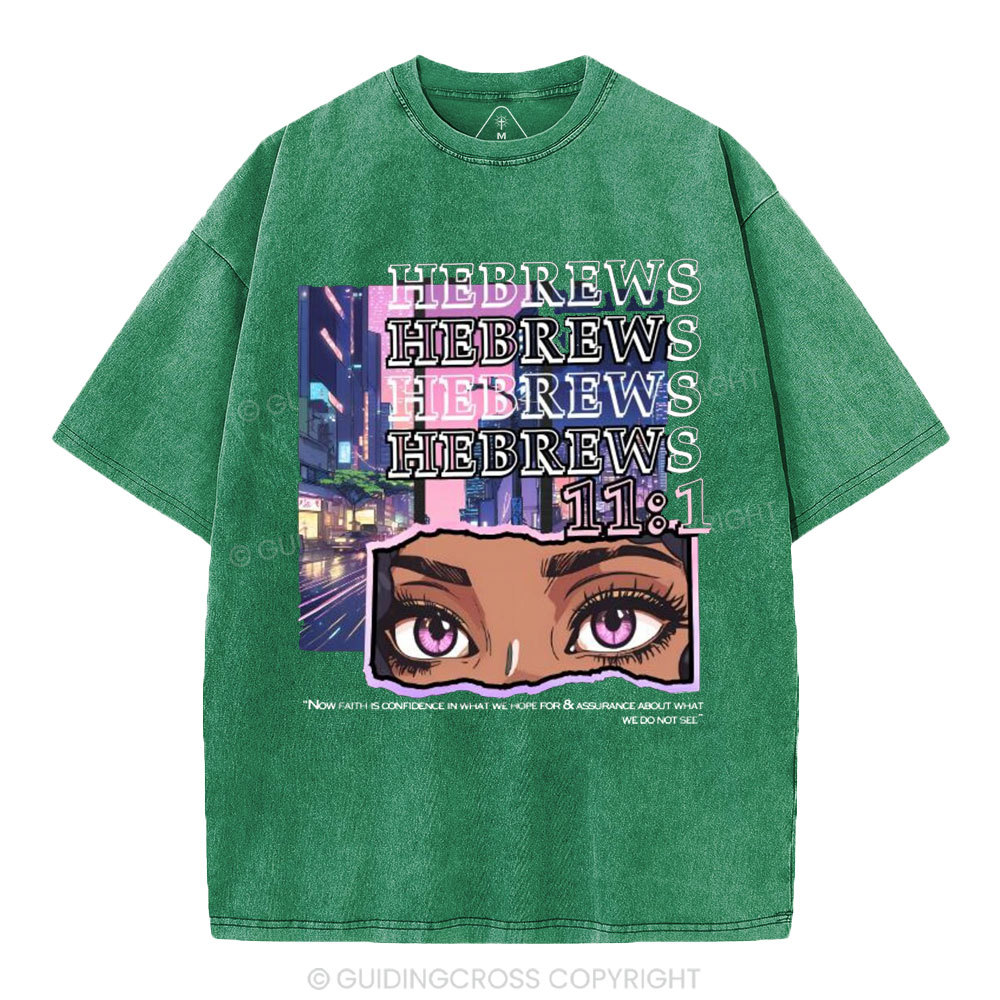 Faith Is Confidence Christian Washed T-Shirt