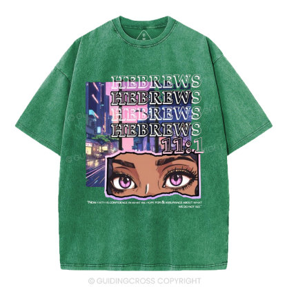 Faith Is Confidence Christian Washed T-Shirt