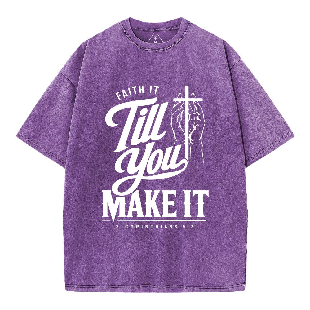 New-Sample Christian Washed T-Shirt双面原件31.95 Sale - GuidingCross