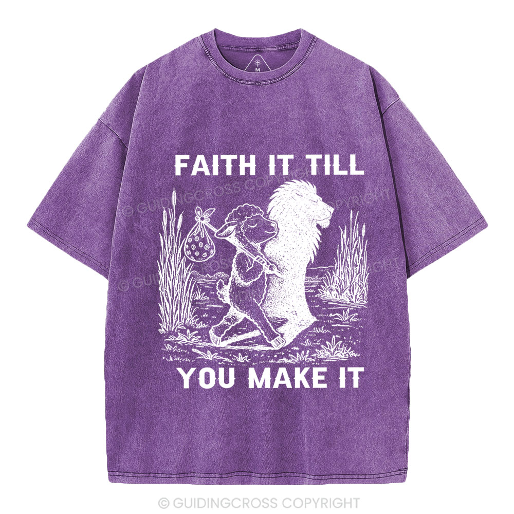 New-Sample Christian Washed T-Shirt Sale - GuidingCross
