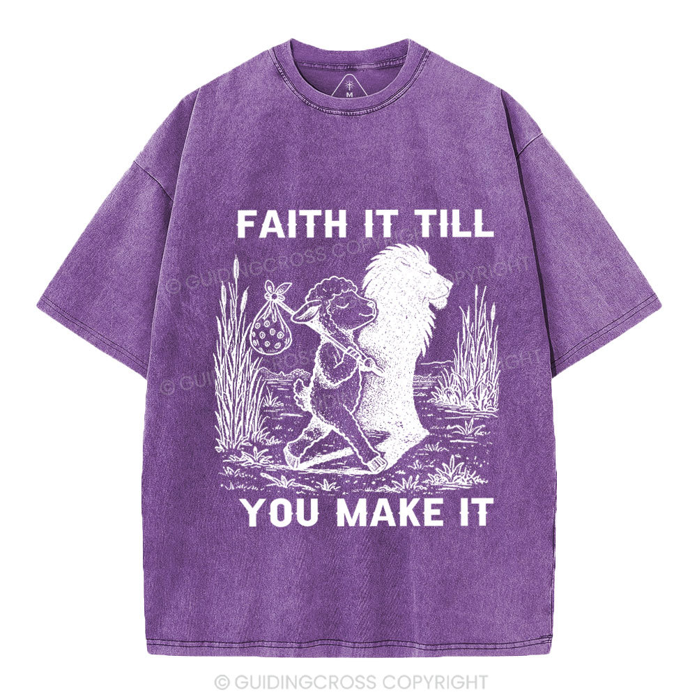 New-Sample Christian Washed T-Shirt Sale - GuidingCross