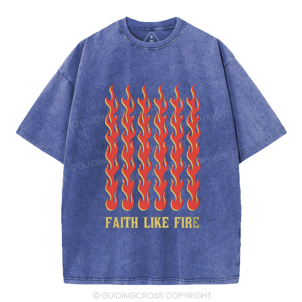 Faith Like Fear Christian Washed T-Shirt