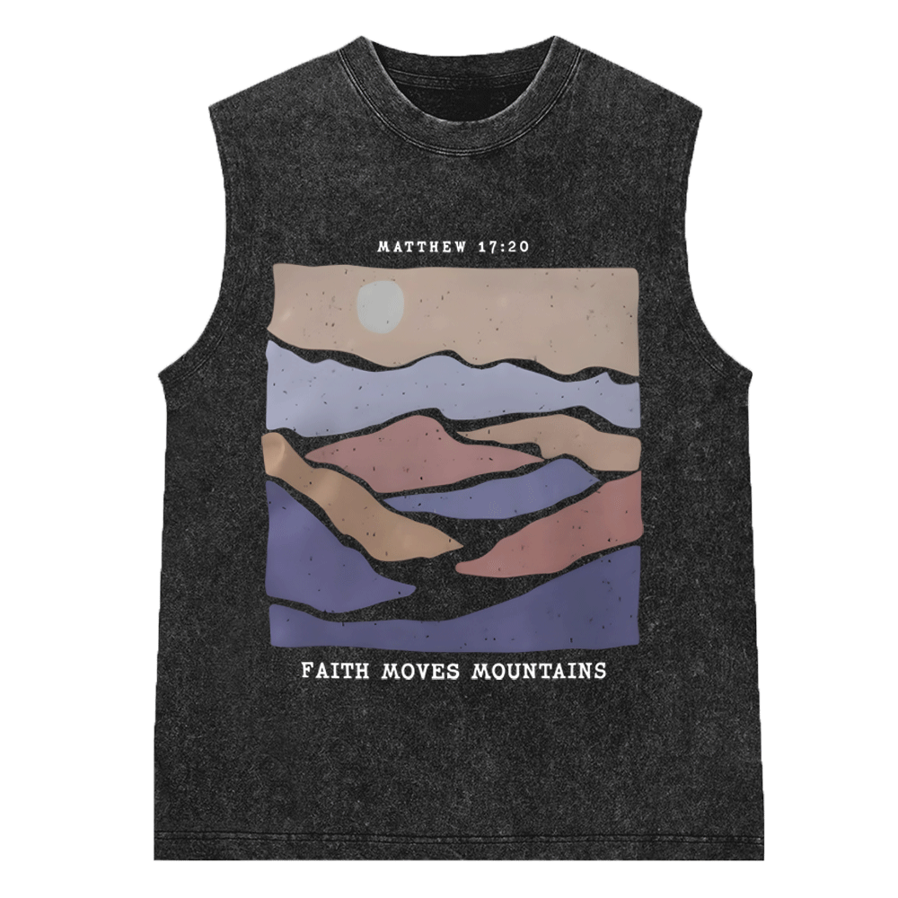 YHWH Christian Washed Sleeveless Tee Sale-GuidingCross