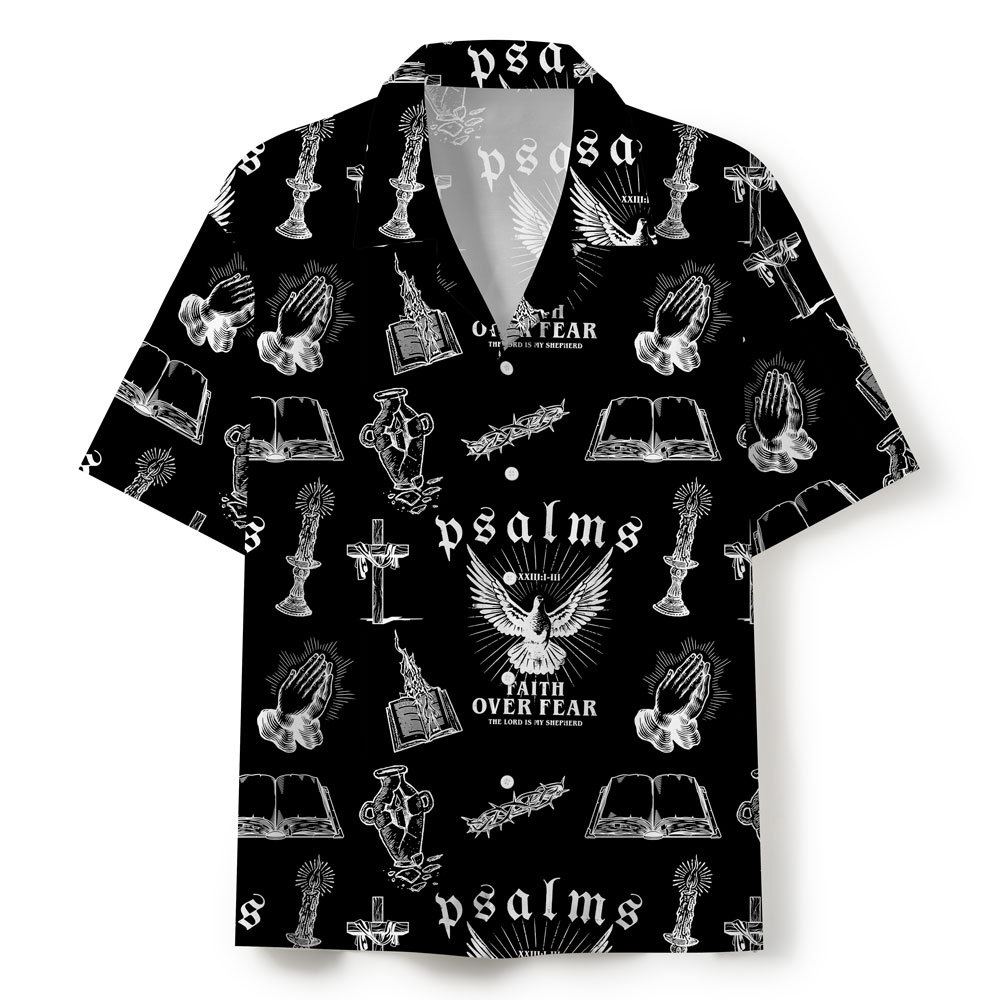 Be Not Afraid White Christian Hawaiian Shirt Sale - GuidingCross