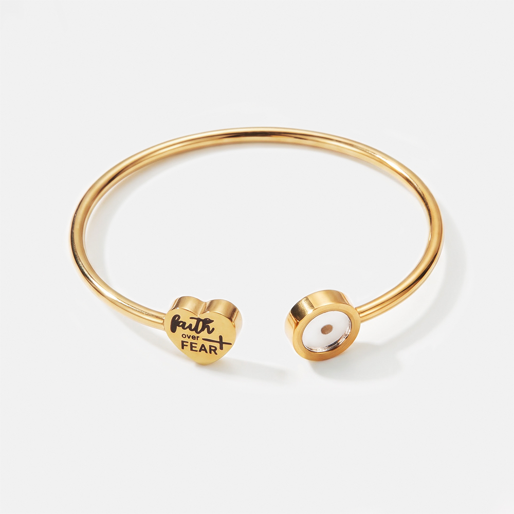 Faith Over Fear Christian Bracelet