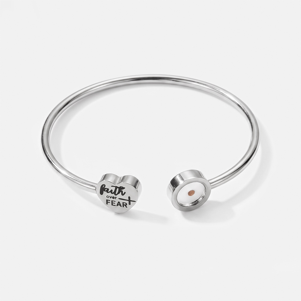 Faith Over Fear Christian Bracelet