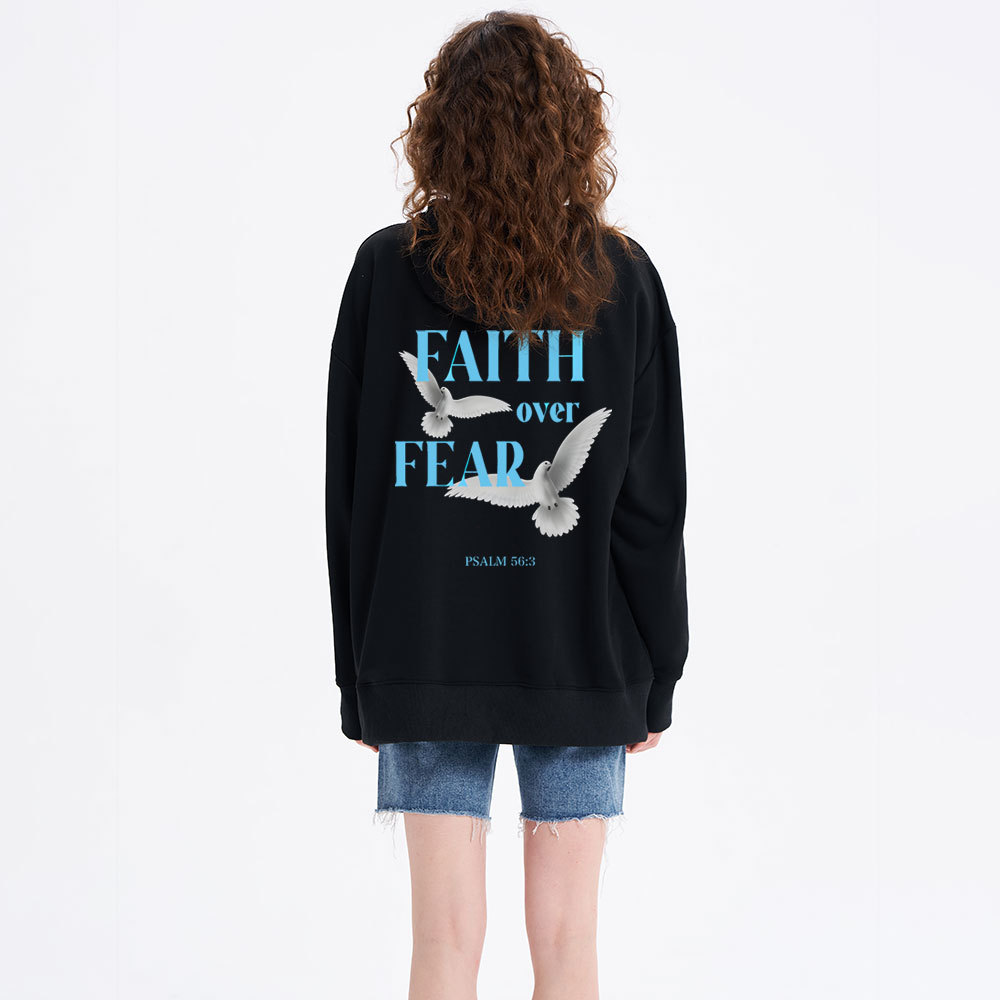 Faith Over Fear Christian Class Hoodie