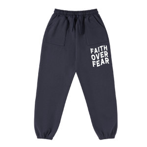 Image of Faith Over Fear Christian Fleece Sweatpants