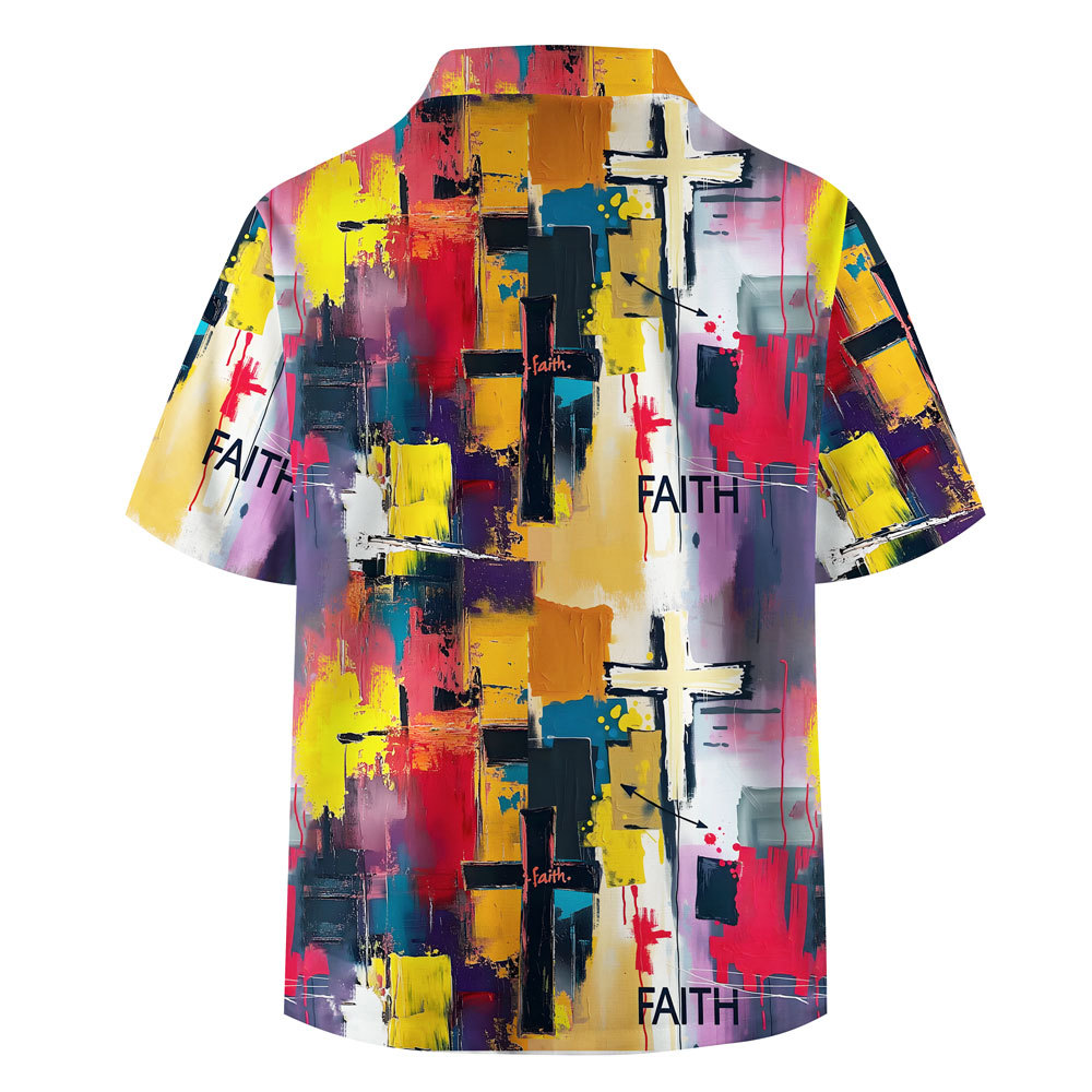 Faith Over Fear Christian Hawaiian Shirt 