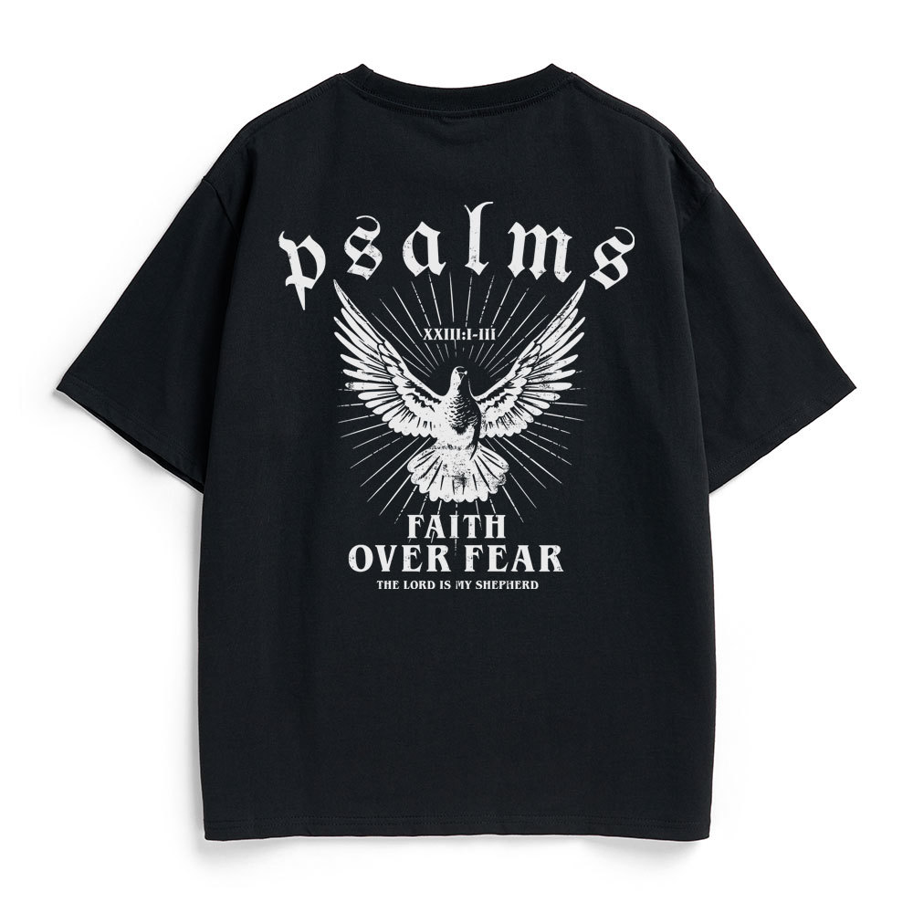 Faith Over Fear Christian Heavy Cotton T-Shirt