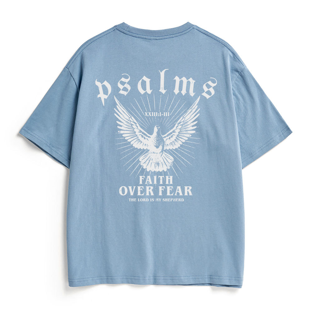 Faith Over Fear Christian Heavy Cotton T-Shirt