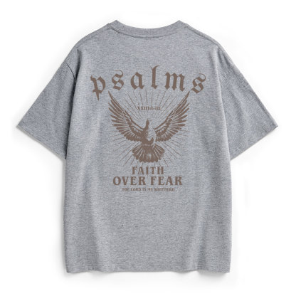 Faith Over Fear Christian Heavy Cotton T-Shirt