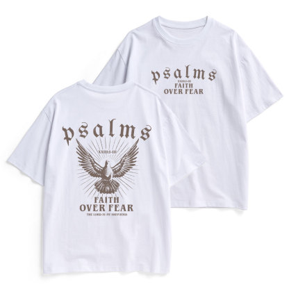 Faith Over Fear Christian Heavy Cotton T-Shirt