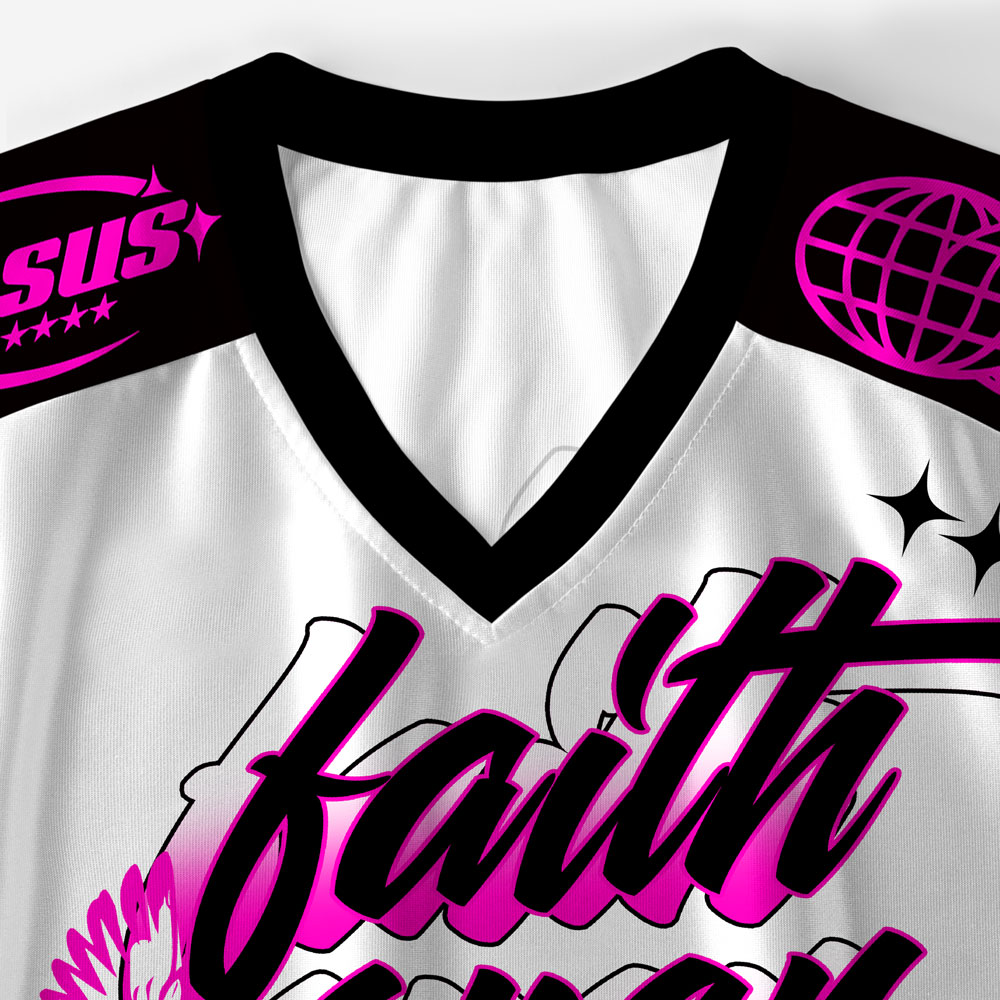 Faith Over Fear Christian Long Sleeve Jersey