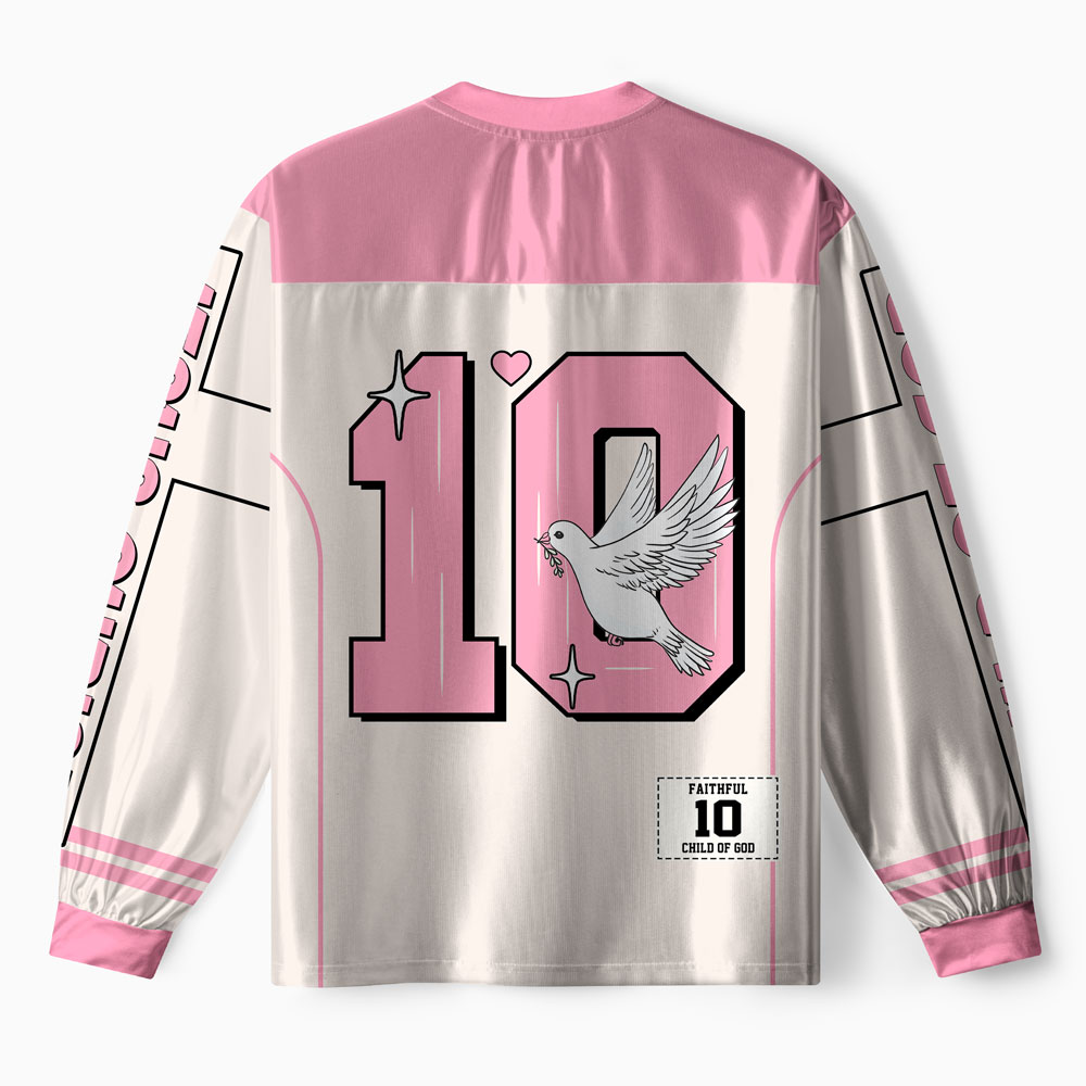 Faith Over Fear Christian  Long Sleeve Jersey