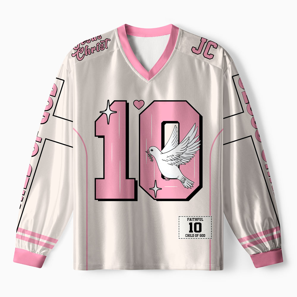 Faith Over Fear Christian  Long Sleeve Jersey