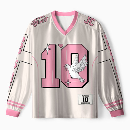 Faith Over Fear Christian  Long Sleeve Jersey