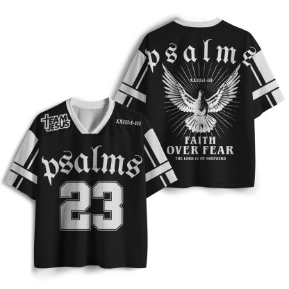 Faith Over Fear Christian Mesh Jersey