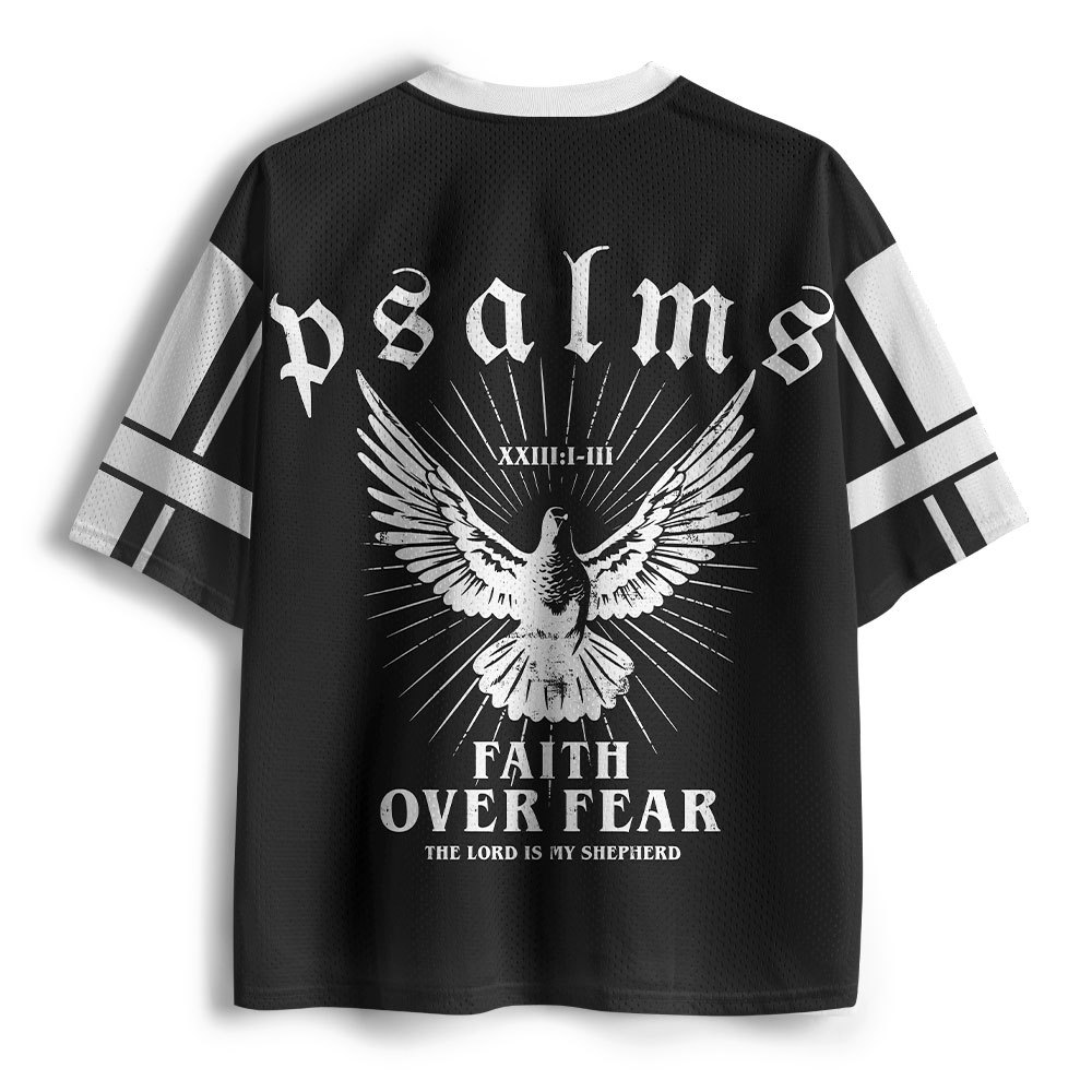 Faith Over Fear Christian Mesh Jersey