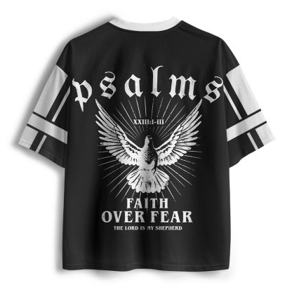Faith Over Fear Christian Mesh Jersey