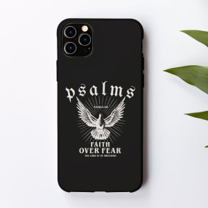 Image of Faith Over Fear Christian Phone Case