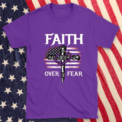 Faith Over Fear Christian T-Shirt