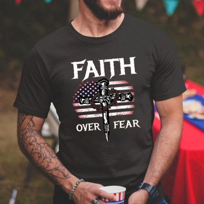 Faith Over Fear Christian T-Shirt