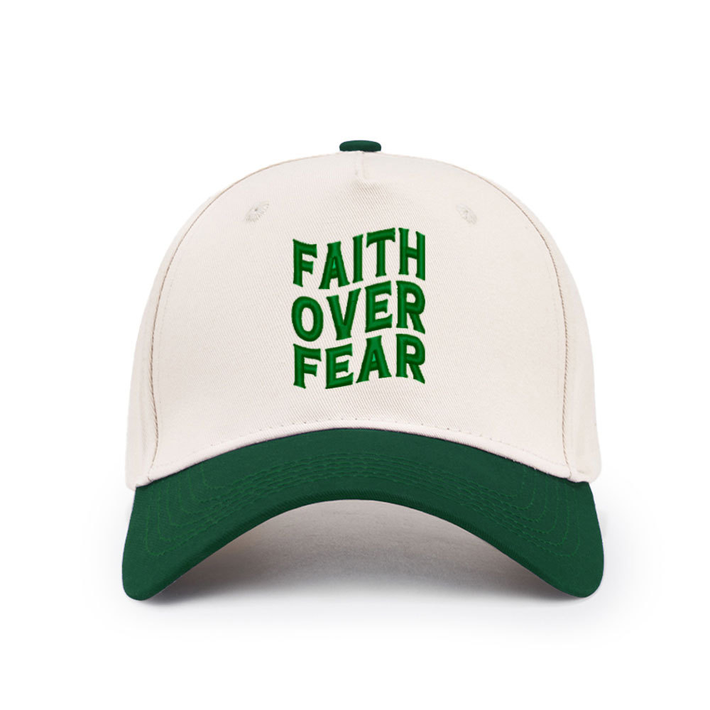 Faith Over Fear Christian Trucker Hat