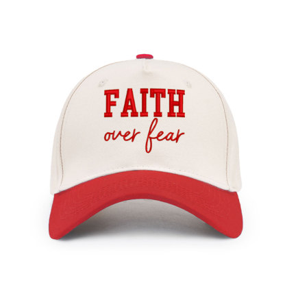 Faith Over Fear Christian Trucker Hat