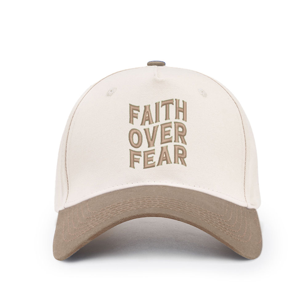 Faith Over Fear Christian Trucker Hat