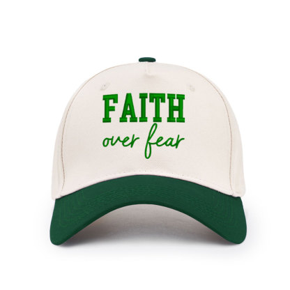 Faith Over Fear Christian Trucker Hat