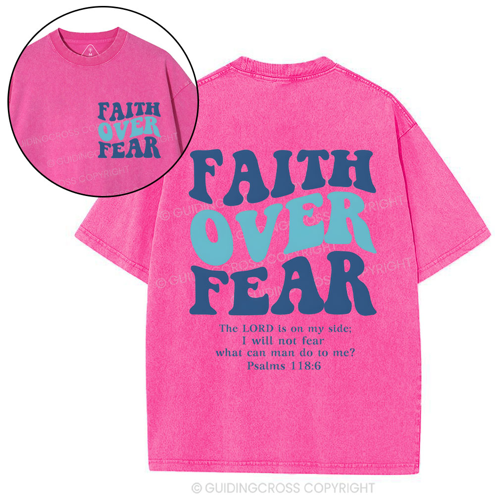 Faith Over Fear Christian Women T shirt