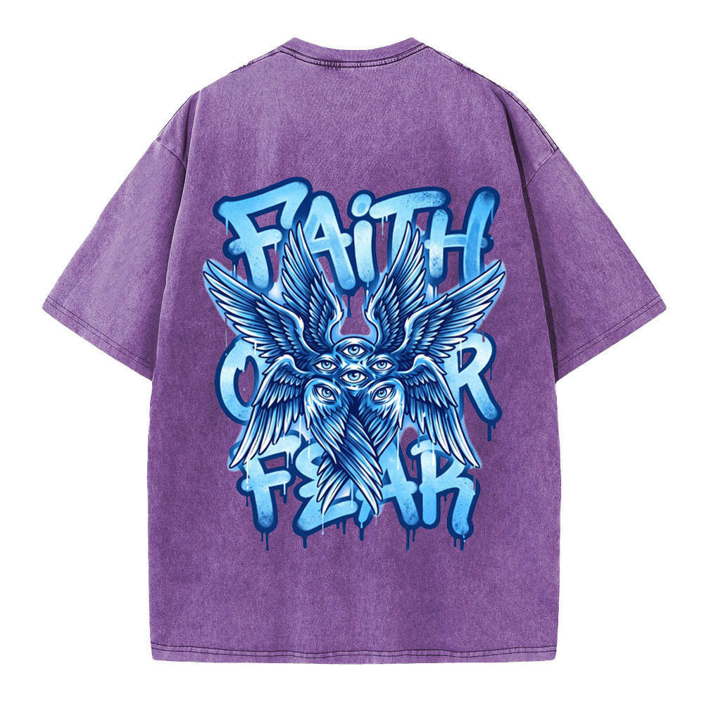 New-Sample Christian Washed T-Shirt双面原件31.95 Sale - GuidingCross