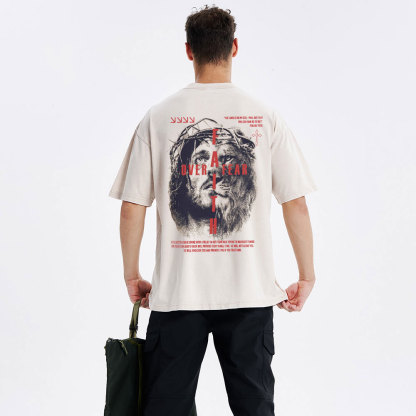 Faith Over Fear Christian Washed T-Shirt