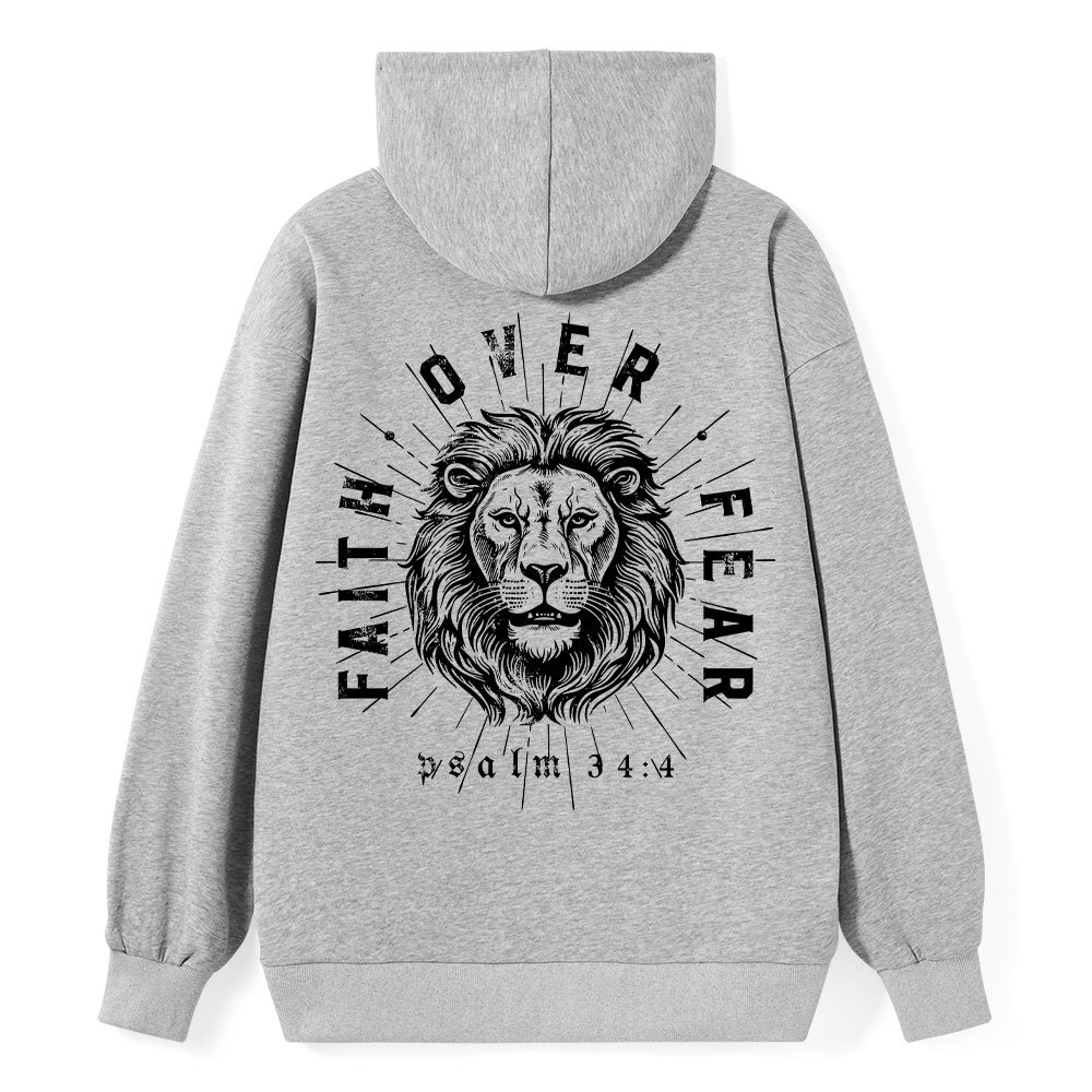 Faith Over Fear Classic Christian Hoodie