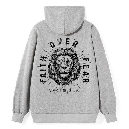 Faith Over Fear Classic Christian Hoodie